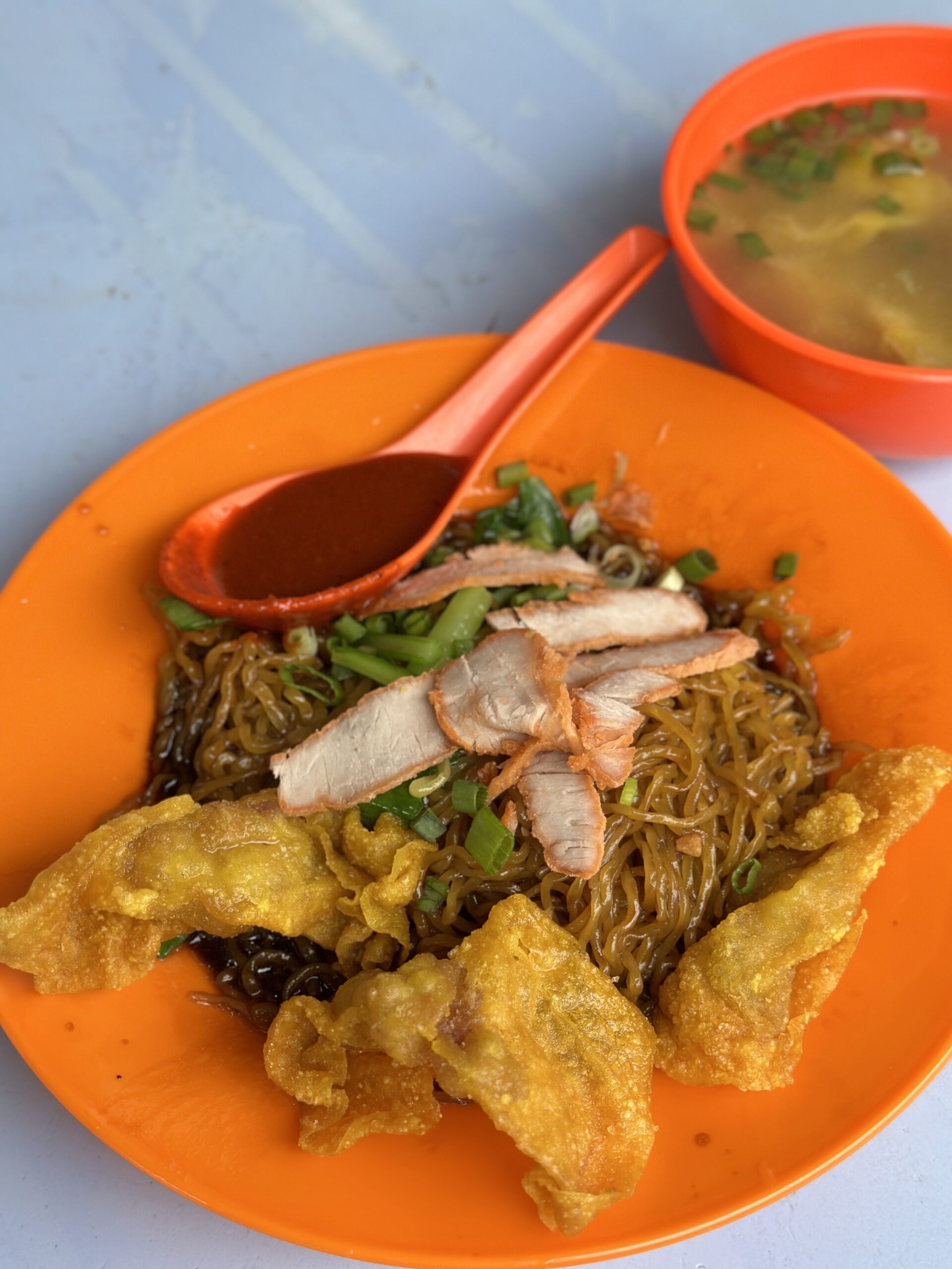 Fried Wanton Mee